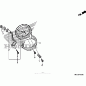 Схема вузла: Спідометр для Honda VT750 Shadow Aero