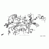 Схема узла: Электрооборудование для Honda VT750 Shadow Spirit