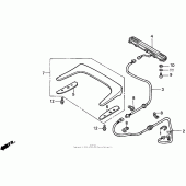 Схема узла: Se high mount light для Honda GL1500 Gold Wing Special Edition