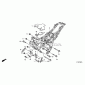 Схема узла: Рама для Honda CBR250