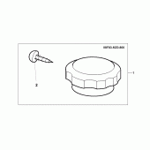 Схема вузла: Chrm radiator cap для Honda CB600F Hornet S