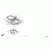 Схема вузла: Комплект прокладок В для Honda CRF250 CRF250X