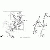Схема узла: Передний тормозной цилиндр (91-94) для Honda CBR600 CBR600F2
