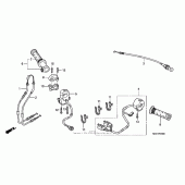Схема вузла: Пульт управління рульовой для Honda RVT1000R RVT RC51