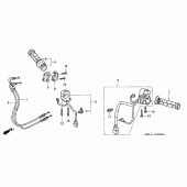 Схема узла: Пульт управления рулевой для Honda CBR1000 CBR1000RR Fireblade