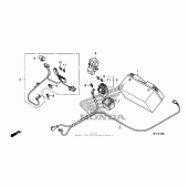 Схема вузла: Акумулятор (cbr1000ra) для Honda CBR1000 CBR1000RR (ABS) Fireblade