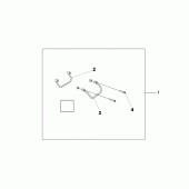 Схема узла: Throw over bag stay для Honda VT750 Shadow Spirit