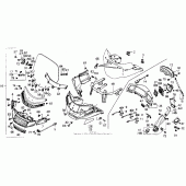 Схема узла: Обтекатель set 92 для Honda GL1500 Gold Wing Aspencade