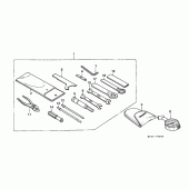 Схема вузла: Інструмент для Honda CBR600 CBR600F