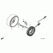 Схема узла: Генератор для Honda CB1100 CB1100SF X11