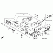 Схема узла: Задний рычаг (Маятник) для Honda CBR900RR CBR900RR Fireblade