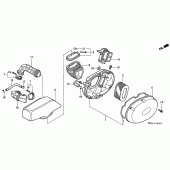 Схема узла: Воздушный фильтр для Honda VT750 Shadow A.C.E.