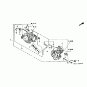 Схема вузла: Карбюратор (ASSY.) Для Honda VT1100 Shadow Sabre