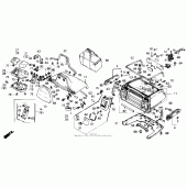 Схема узла: Trunk box для Honda GL1500 Gold Wing Aspencade