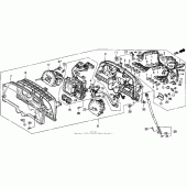 Схема вузла: A / se meter для Honda GL1500 Gold Wing Special Edition