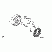 Схема вузла: Генератор для Honda CBR600