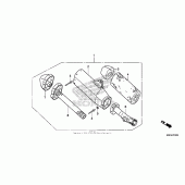 Схема вузла: Вихлопна система для Honda CRF150 CRF150RB