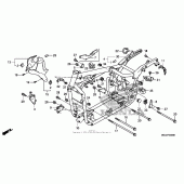 Схема узла: Рама для Honda VT750 Shadow Aero