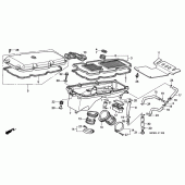 Схема узла: Воздушный фильтр для Honda XL650 Transalp