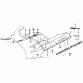 Схема вузла: Stripe (nh193p) 90-91 для Honda CBR1000 CBR1000F Hurricane