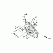 Схема узла: Right crankcase cover (1) для Honda NC700