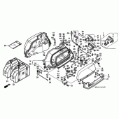 Схема вузла: Кофр для Honda GL1500 Gold Wing Special Edition