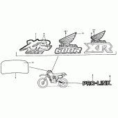 Схема узла: Mark 88-91 для Honda XR600