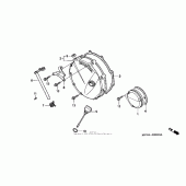 Схема узла: Clutch cover для Honda CB750 Nighthawk