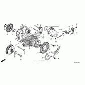 Схема вузла: Hft unit для Honda NSA700 DN-01