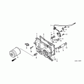 Схема вузла: Трансмісія cover для Honda GL1500 F6C