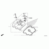 Схема узла: Клапанная крышка для Honda CRF250 CRF250L