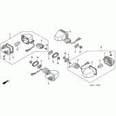 Схема узла: Поворотники для Honda CBR900RR CBR919RR Fireblade