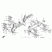 Схема узла: Подножки для Honda ST1100 Pan-European