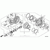 Схема вузла: Final driven gear для Honda GL1800 Gold Wing Valkyrie