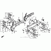 Схема узла: Подножки для Honda ST1100 Pan-European
