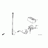 Схема вузла: Панель приладів (2) для Honda XR600