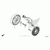 Схема вузла: Генератор для Honda CBR600 CBR600RR