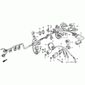 Схема узла: Электрооборудование для Honda CB750 Seven Fifty