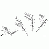 Схема узла: Распредвал & Клапан для Honda VTR250 VTR