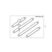 Схема вузла: Rr.mudguard prorecti для Honda VT1100 Shadow ACE