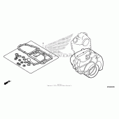 Схема вузла: Комплект прокладок В для Honda CRF230 CRF230M