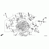 Схема вузла: Головка циліндра для Honda CRF250 CRF250L