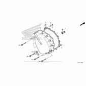 Схема вузла: Clutch Cover для Honda GL1800 Gold Wing Valkyrie