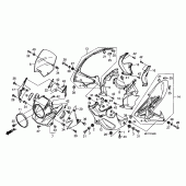 Схема вузла: Cowling comp для Honda XL700V Transalp