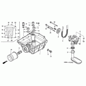 Схема вузла: Масляний насос для Honda VTR1000 Firestorm