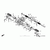 Схема вузла: Підніжки для Honda VT1300 Fury