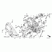 Схема вузла: Right Crankcase Cover (2) для Honda NC700