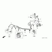 Схема вузла: Proportioning control valve (VFR800A) для Honda VFR800 VFR