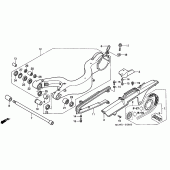 Схема вузла: Задній важіль (Маятник) для Honda VFR800 VFR