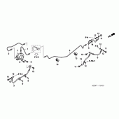 Схема вузла: Brake lines / pcv. для Honda NT700 Deauville
